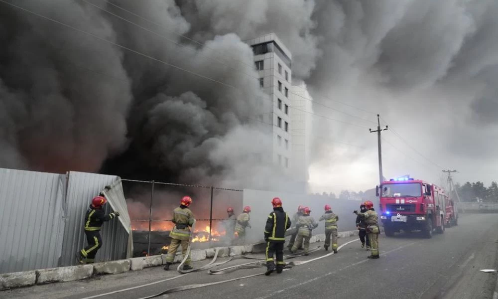 Πυρά δίπλα στον μεγαλύτερο πυρηνικό σταθμό της Ευρώπης (Βίντεο)